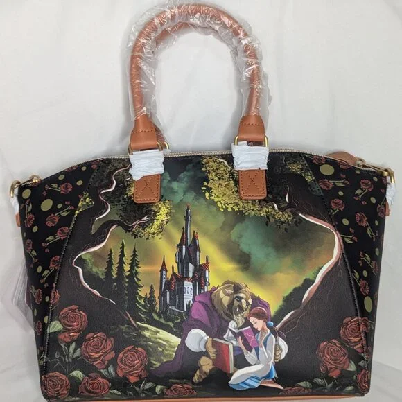 Loungefly Disney Beauty and the Beast Loungefly Satchel Purse - Picture 1 of 7
